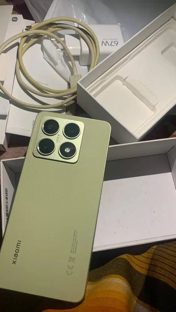 Xiaomi 14T Ram 12/256GB Lemon Green - Mulus Fullset Ori