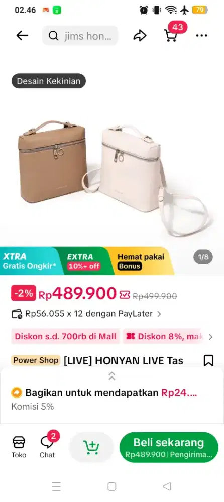 Ransel tas HoN yan