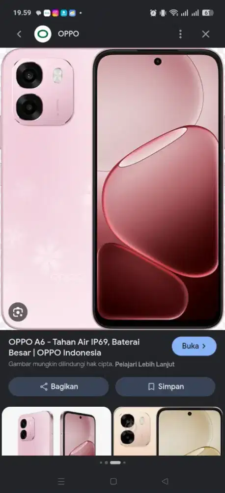 Oppo A6 6/128 masih garansi