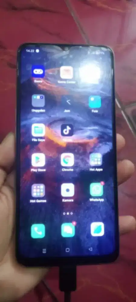 Oppo A77s ram 8+1/128 hp kabel aja