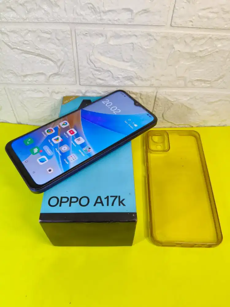 Oppo a17K  ram 3/64 4G Lte segel mulus normal