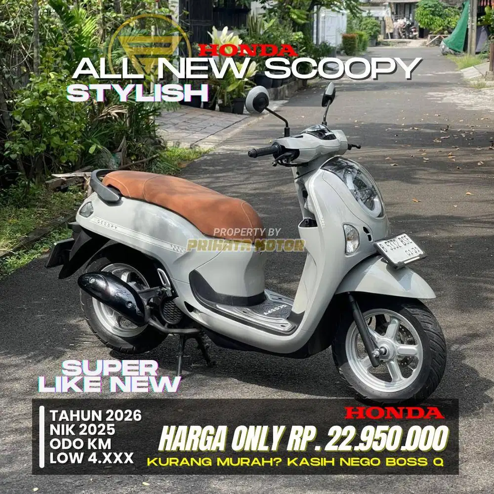 SCOOPY STYLISH 2026 NIK 2025