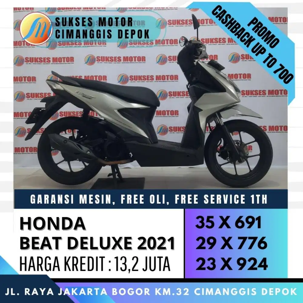 BEAT DELUXE CBS ISS 2021 TERMURAH CASH KREDIT SPAYLATER 0%