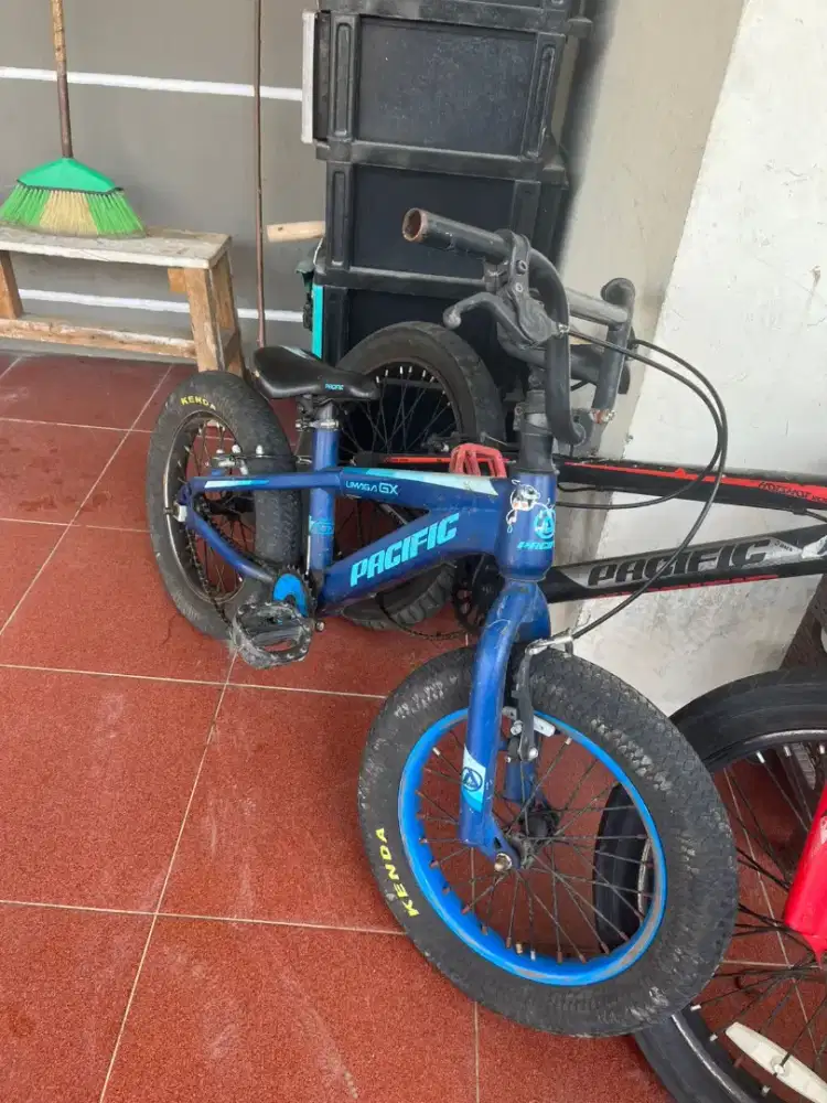 Sepeda pasifik bekas dijual karena anak sudah mulai besar.