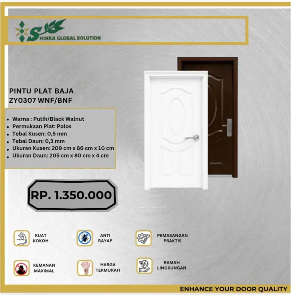 PINTU PLAT BAJA