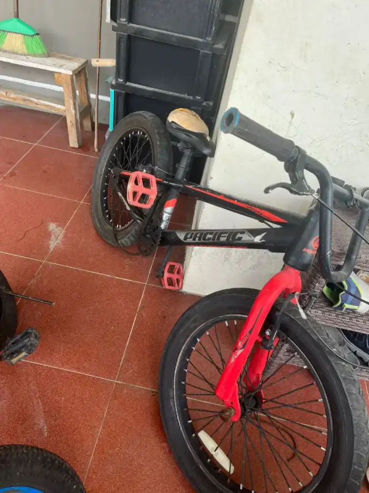Sepeda anak usia 10 tahunan merk Pasifik.