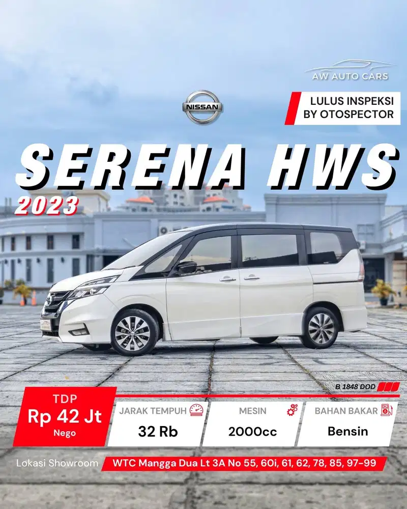 [KM 32 RB] Nissan Serena HWS 2023 mdl 2022 Highway Star