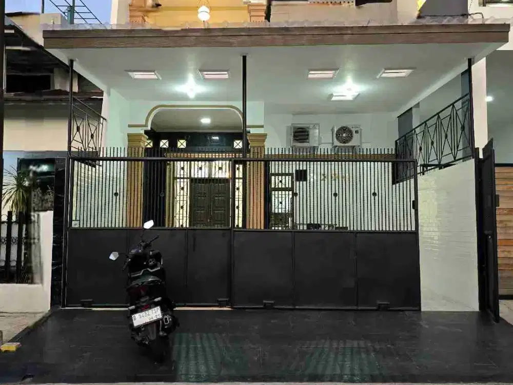 Rumah full renovasi jalan lebar di Kav DKI Pondok Kelapa Jaktim