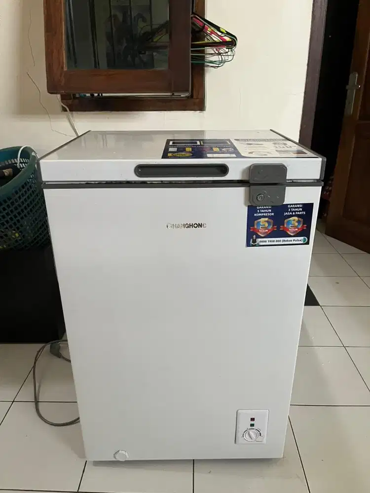 Freezer 100 liter no minus changhong