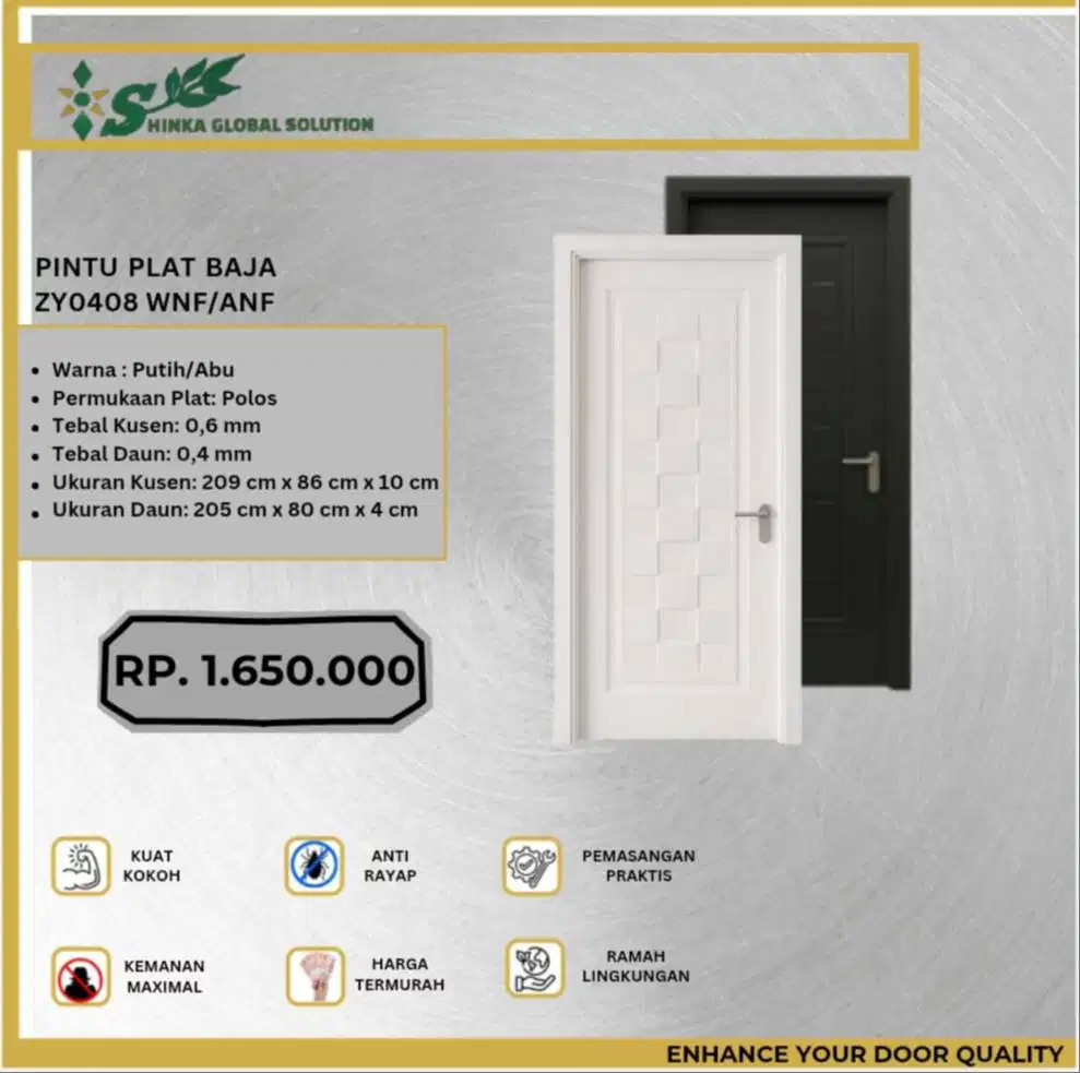 PINTU PLAT BAJA