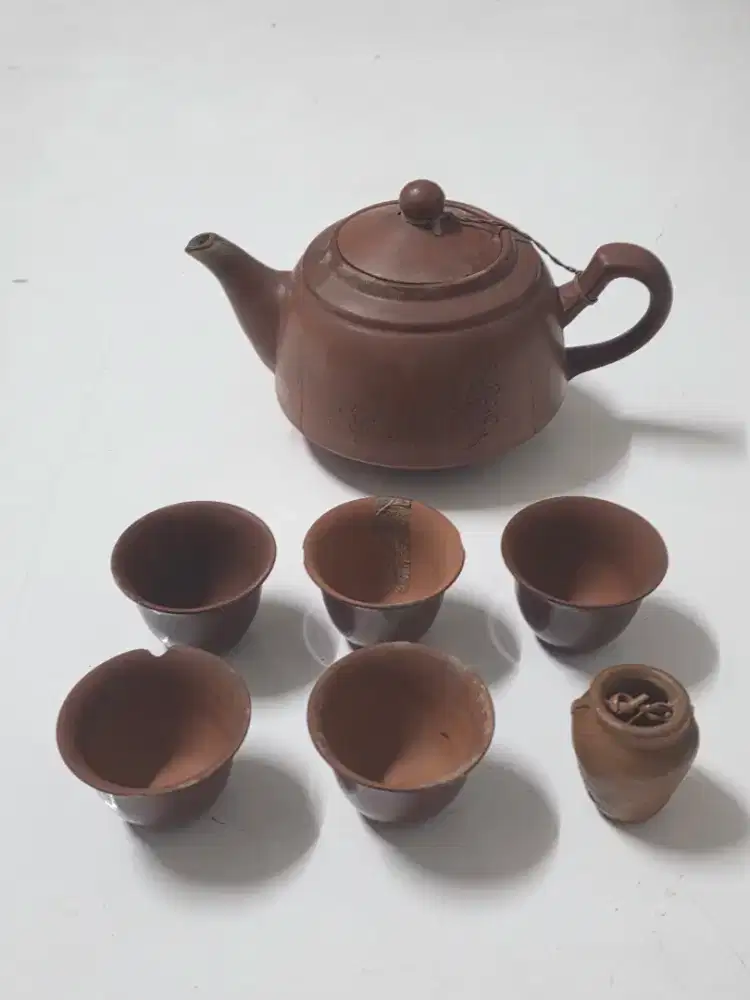 Antik Koleksi Teko Keramik China thn1980 an Vintage Classic Jadul