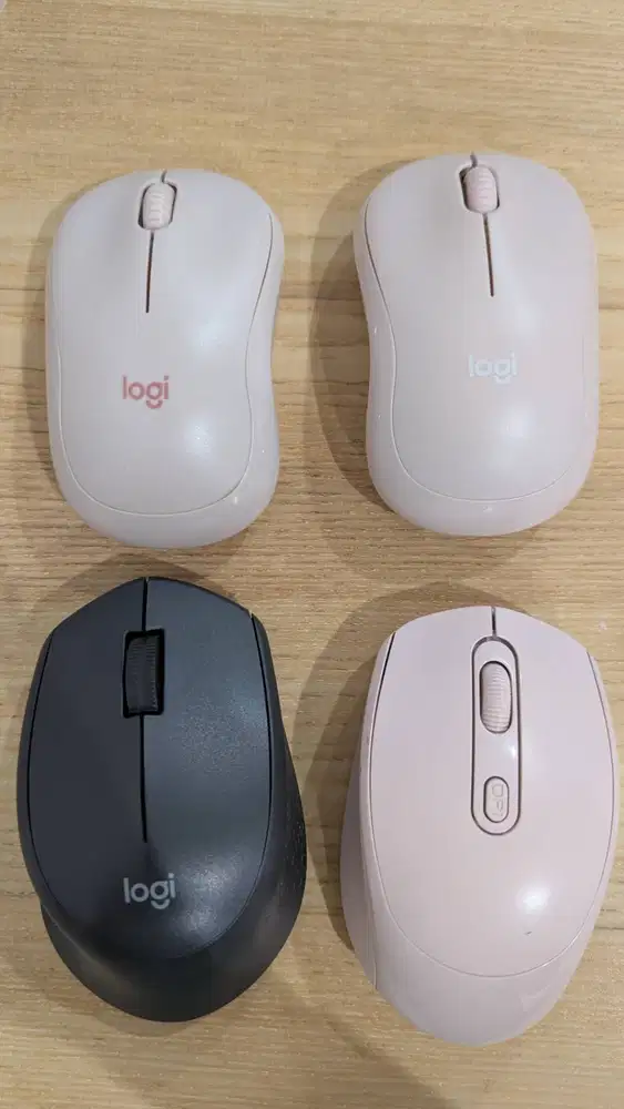 Mouse Wireless Logitech M220 M275 & Miniso LW-13 Minus Wheel Rusak