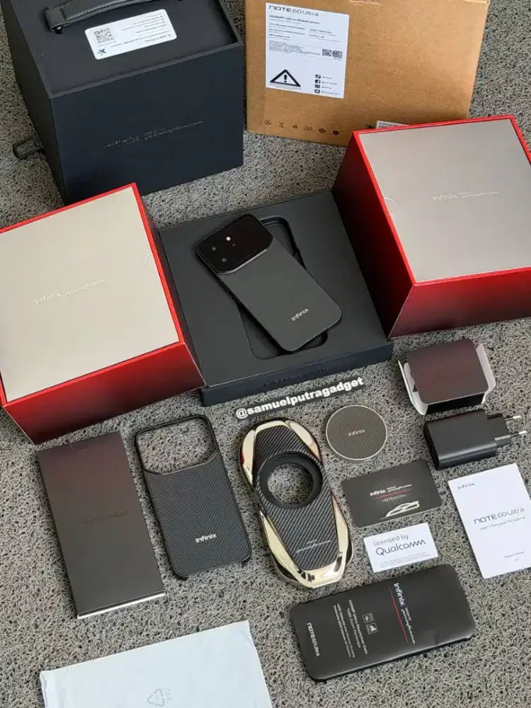 INFINIX NOTE 60 Ultra Pininfarina Edition 512gb Fullset original resmi