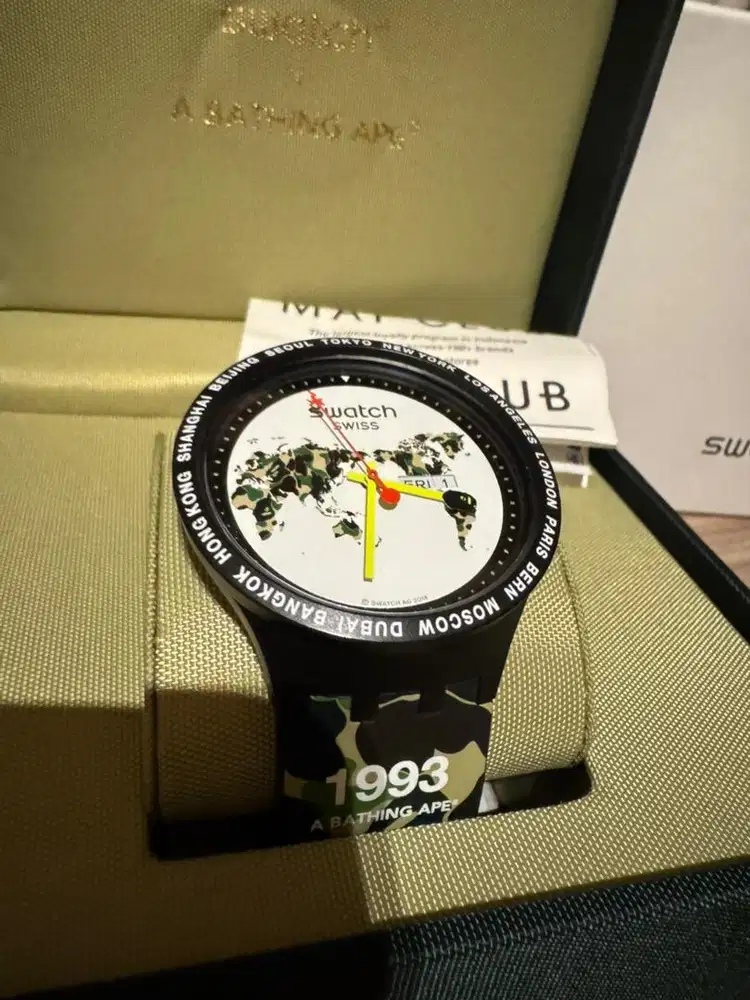 Swatch Bape Limited editions