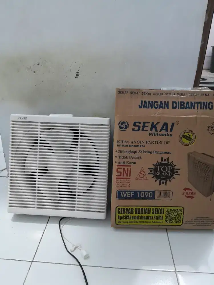 Wall Exhaust Fan Sekai WEF-1090 10 inch 2 arah