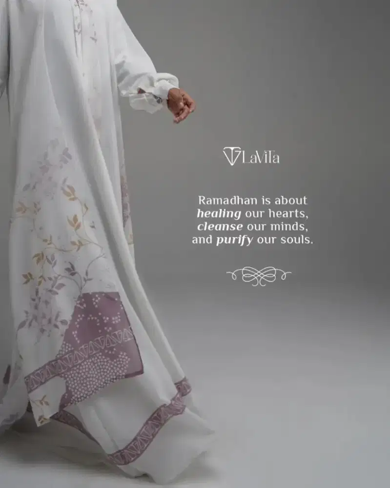 Gamis Zahra merk Lavita