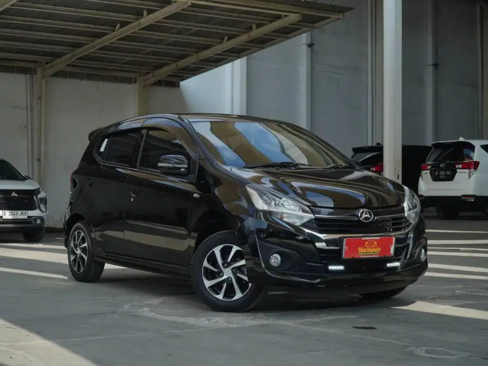 Daihatsu Ayla 1.2 R Matic AT tahun 2018 hitam DP minim 21 juta
