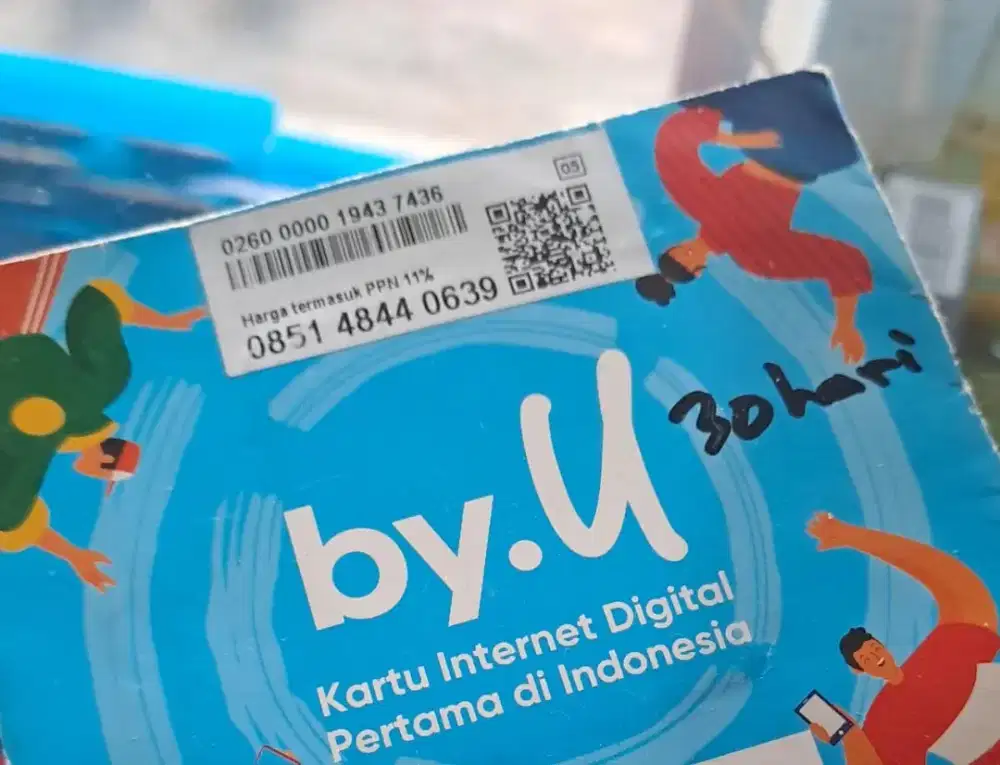 KARTU PERDANA by.U
DAPATKAN KUOTA 3 GB