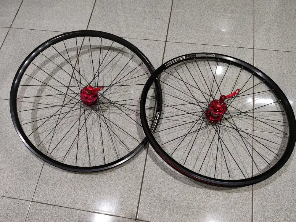 Wheelset 27,5 freehub turner blk30 jangkrik keras rims araya