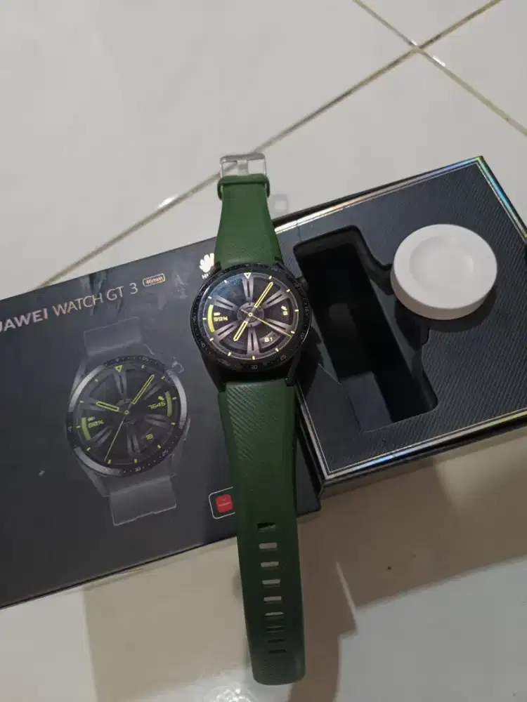 Second Huawei Watch GT 3 46mm Mulus Istimewa Fulset ex resmi no minus!