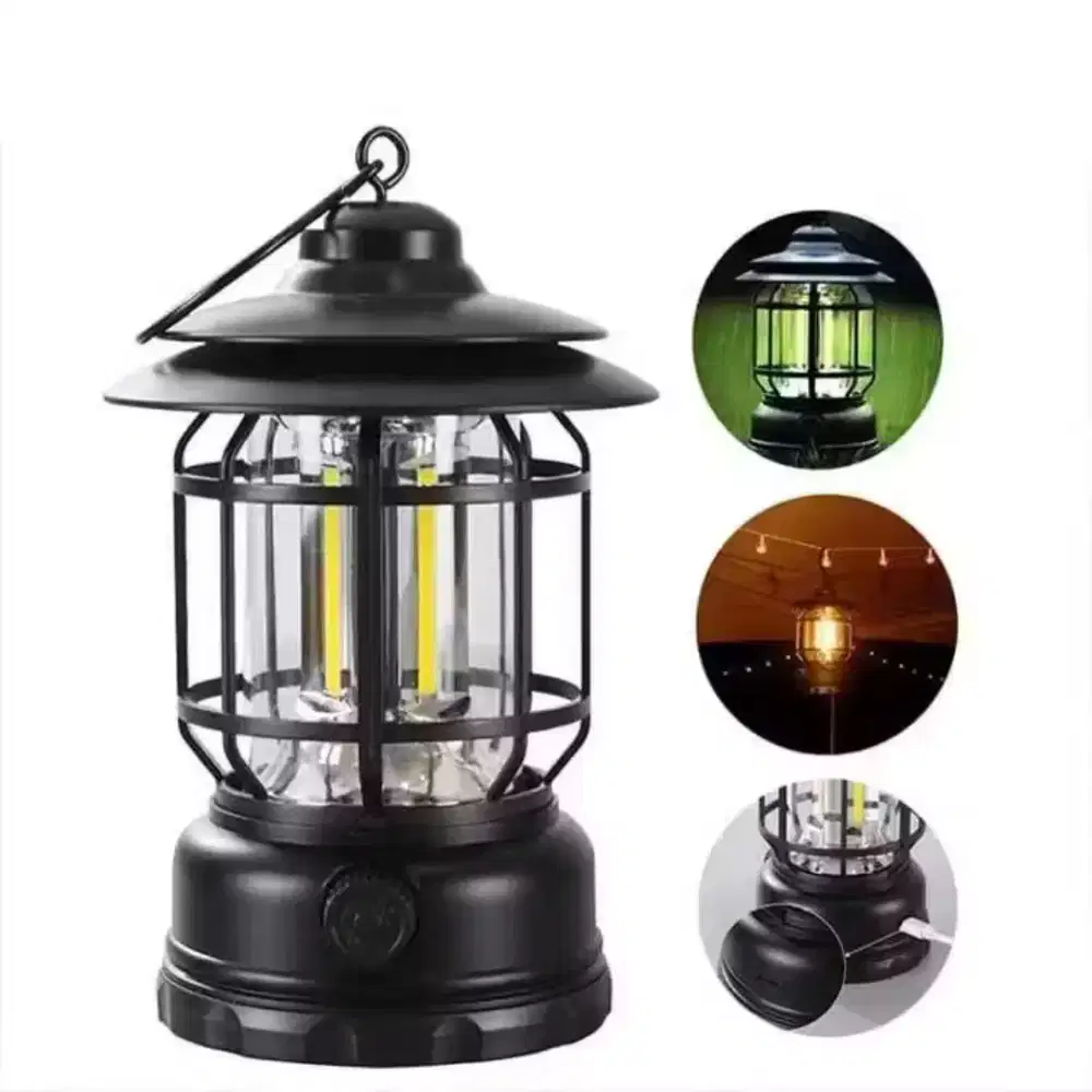 Lampu Lentera LED / Canping Lamp 3 COB Lampu Tenda Camping Tent LED