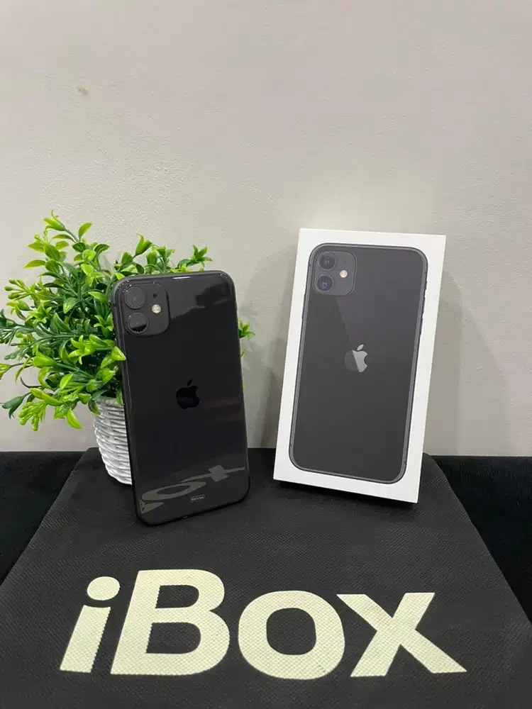 IPhone 11 128GB iBox Black mulus Fullset Ori BH 89% 3Utool 98 Permanen