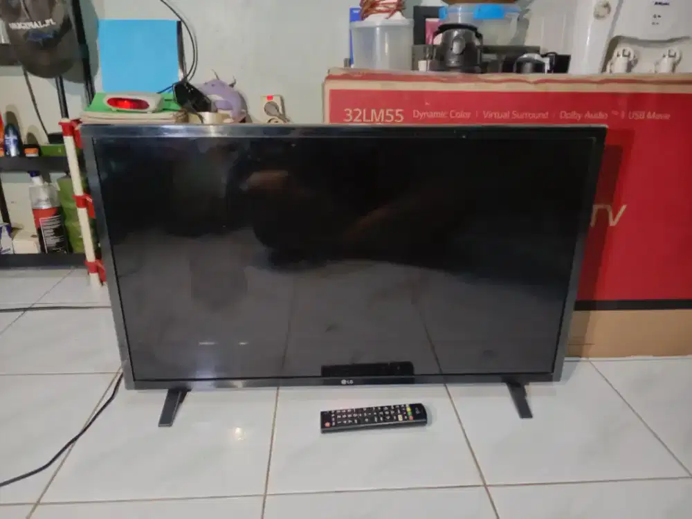 HRGA'1.280NET PAS TV LED LG 32IN,TYPE DIGITAL TAMPA PERLU STB LAGI.