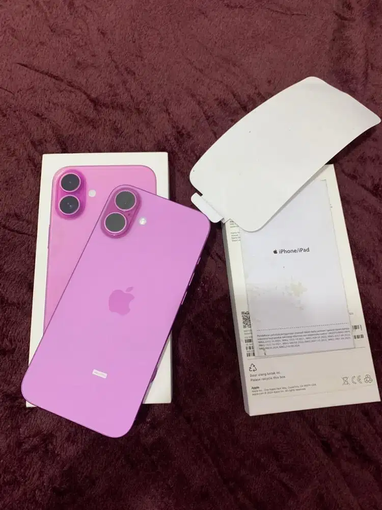IPHONE 16 PLUS 256GB RESMI IBOX PA/A FULL ORI MULUS LIKE NEW ON