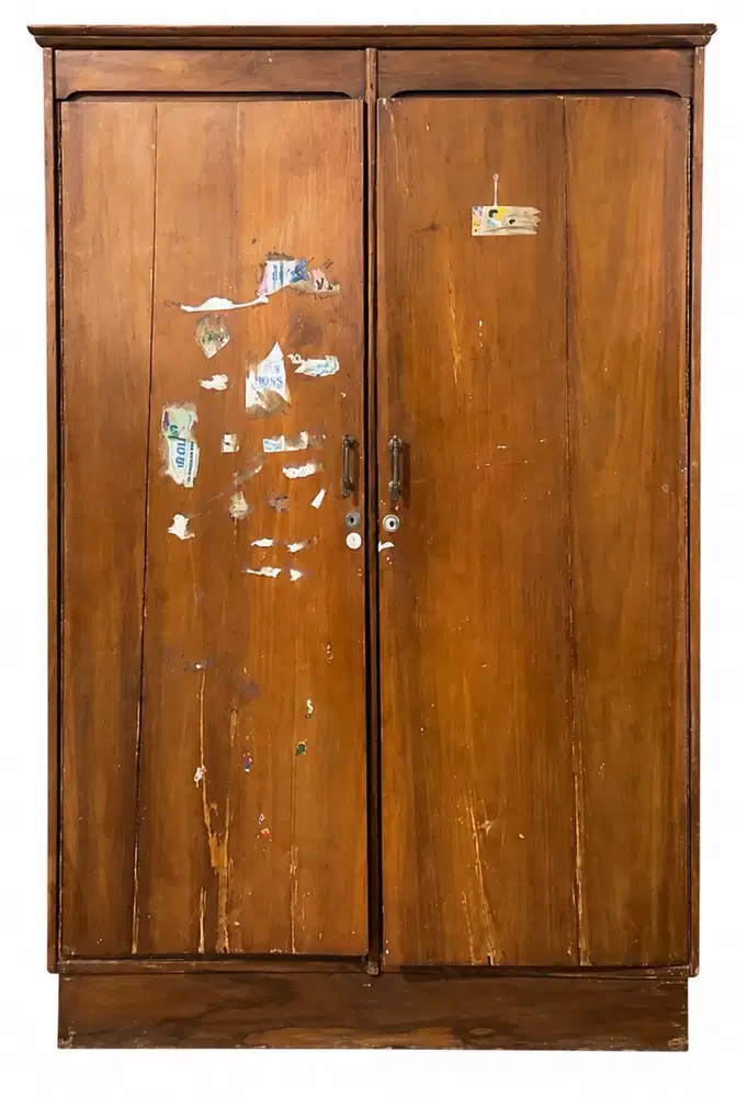 Lemari vintage kayu asli, simpel dan fungsional Murah