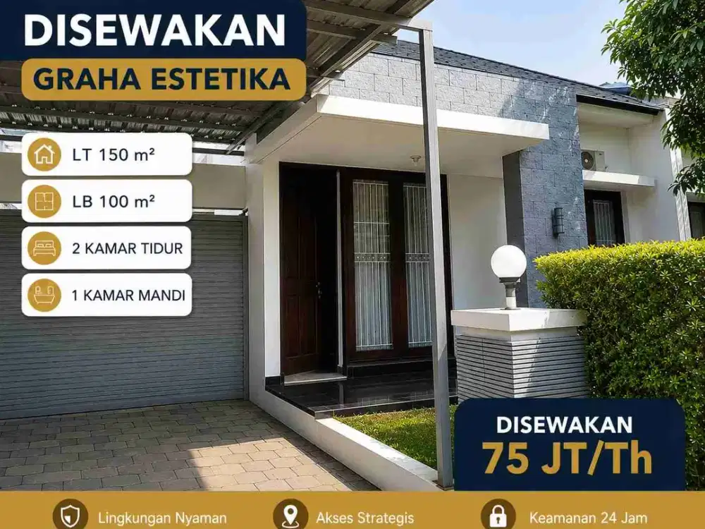 RUMAH SEWA FURNISH GRAHA ESTETIKA BANYUMANIK SEMARANG