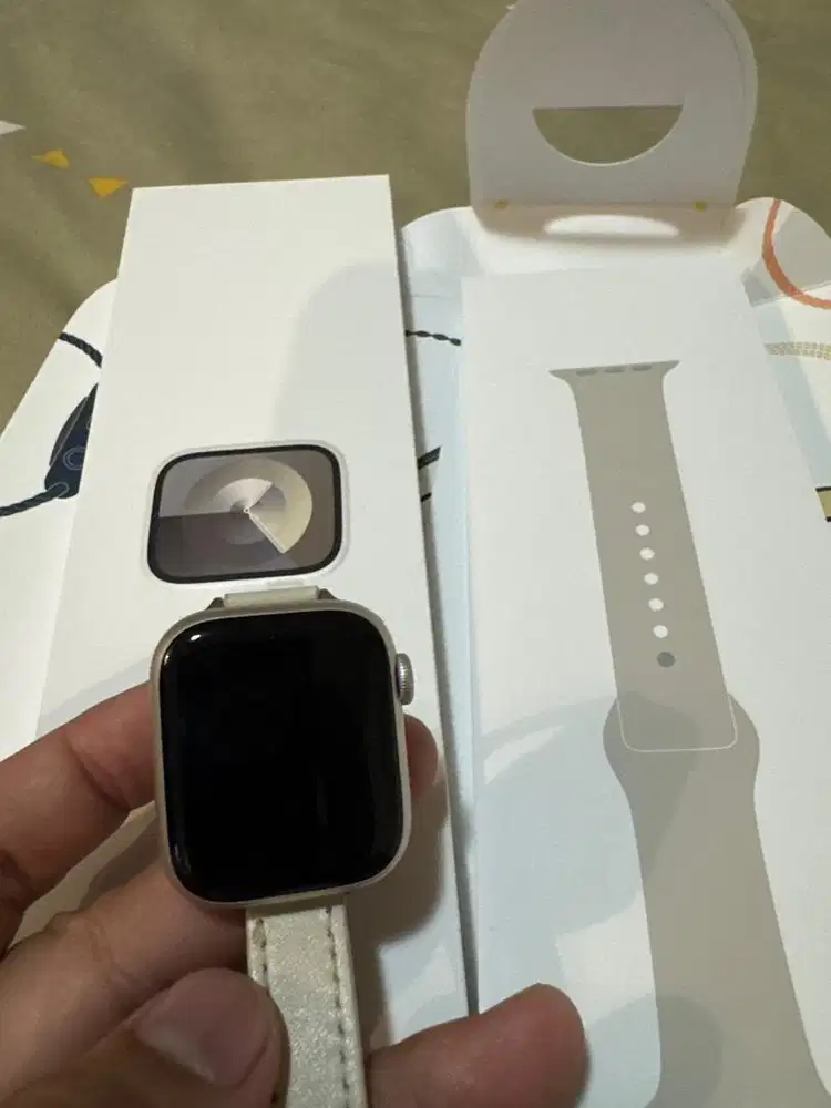 Apple watch series 9 - 41mm Resmi Mulus Fullset Original