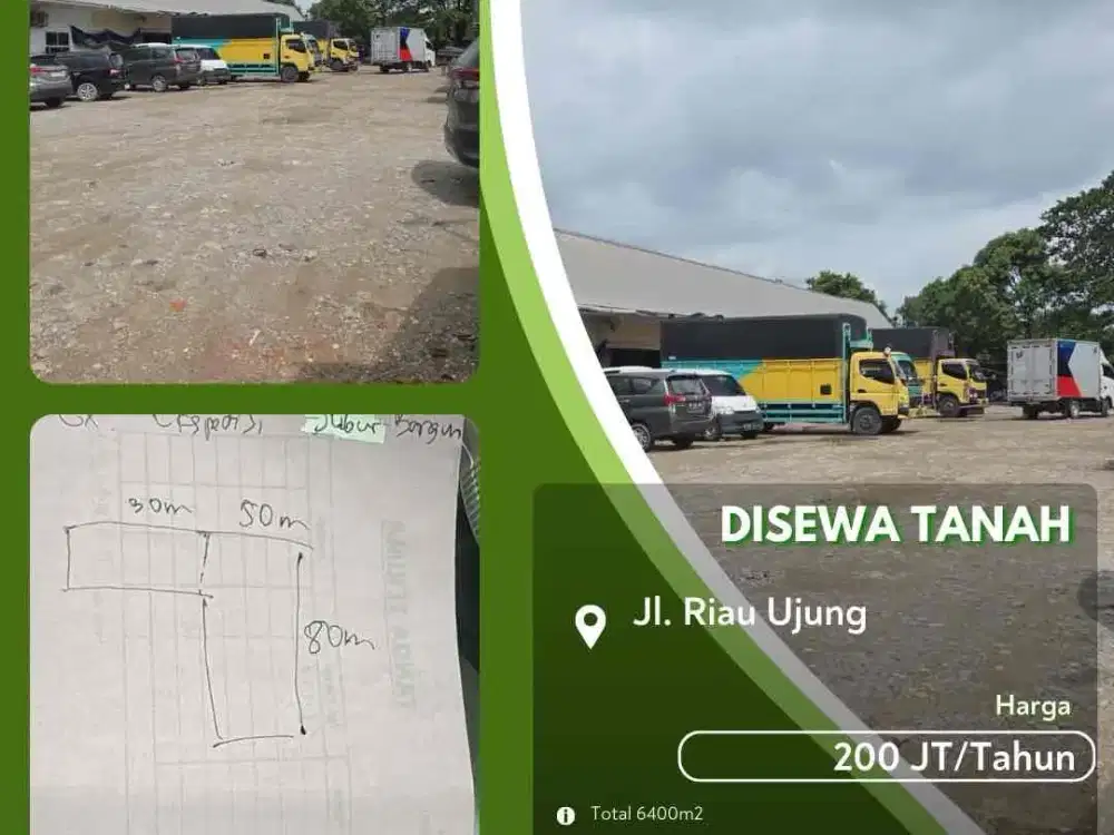 Disewakan Tanah 200 Jutaan Pekanbaru Kota Daerah Riau Ujung!