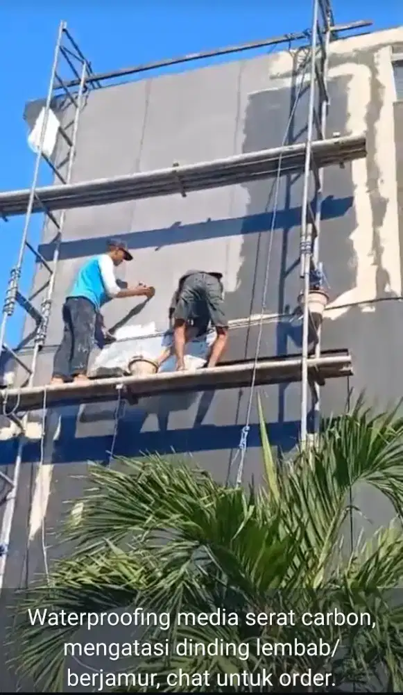 Jasa alat deteksi bocor pipa dan jasa waterproofing media serat karbon