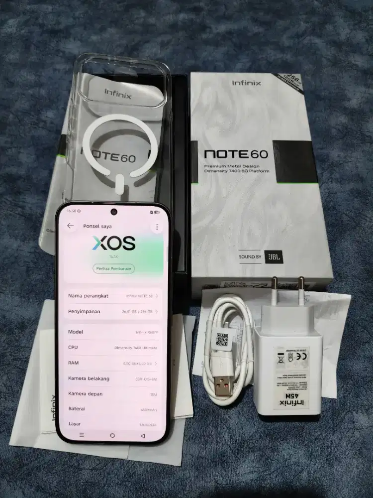 Infinix note 60 5g
Ram 8/256