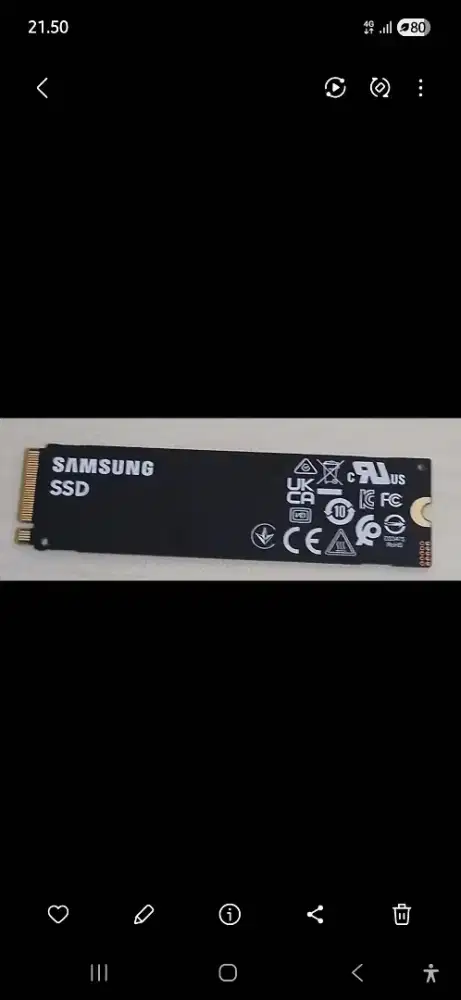SSD NVME SAMSUNG