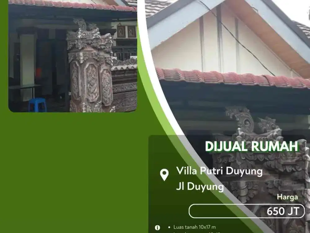 Dijual Rumah Villa Putri Duyung Pekanbaru Kota!