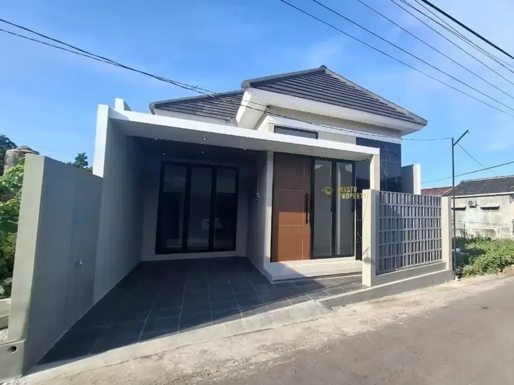 Rumah Siap Huni Desain Limasan Modern Dekat Candi Sambisari Kalasan