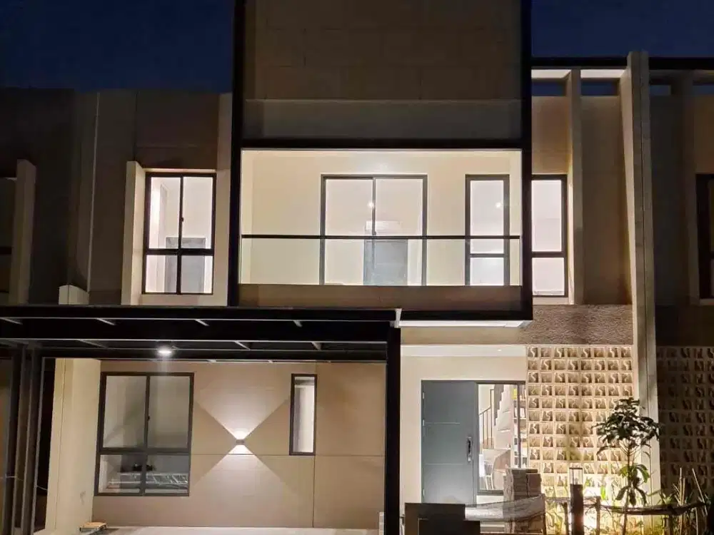 RUMAH BARU CLUSTER CARSON SUMMARECON GADING SERPONG DENGAN DOUBLE SKY LIGHT