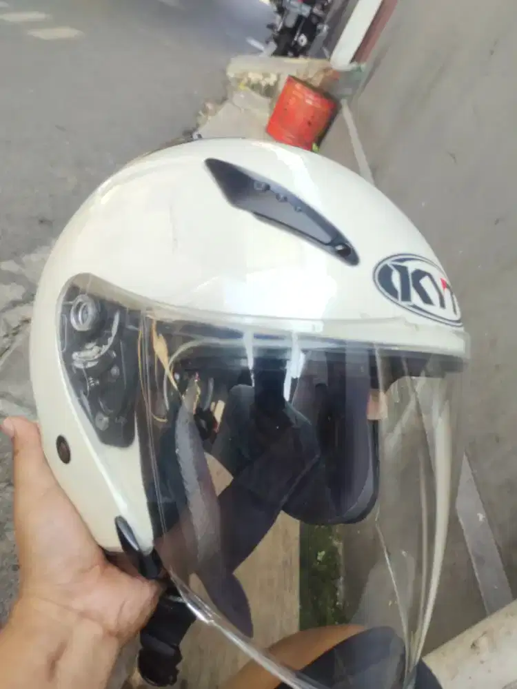 Helm half face Kyt galaxy flat R XL