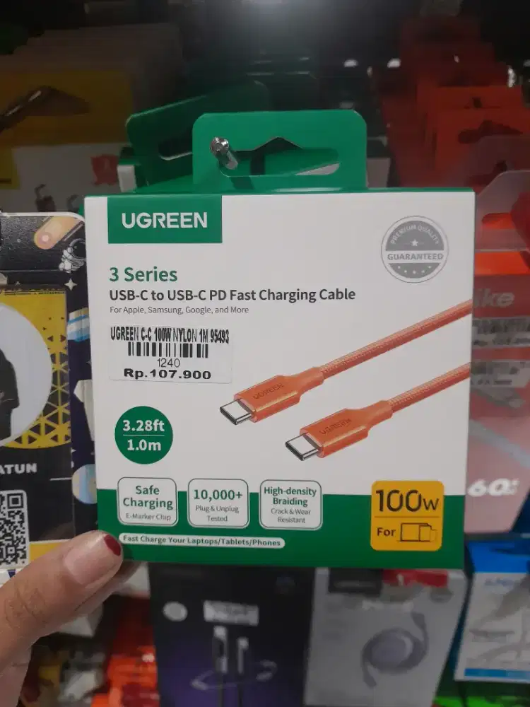UGREEN C-C 100W NYLON 1M ATLANTIS DAHSYAT