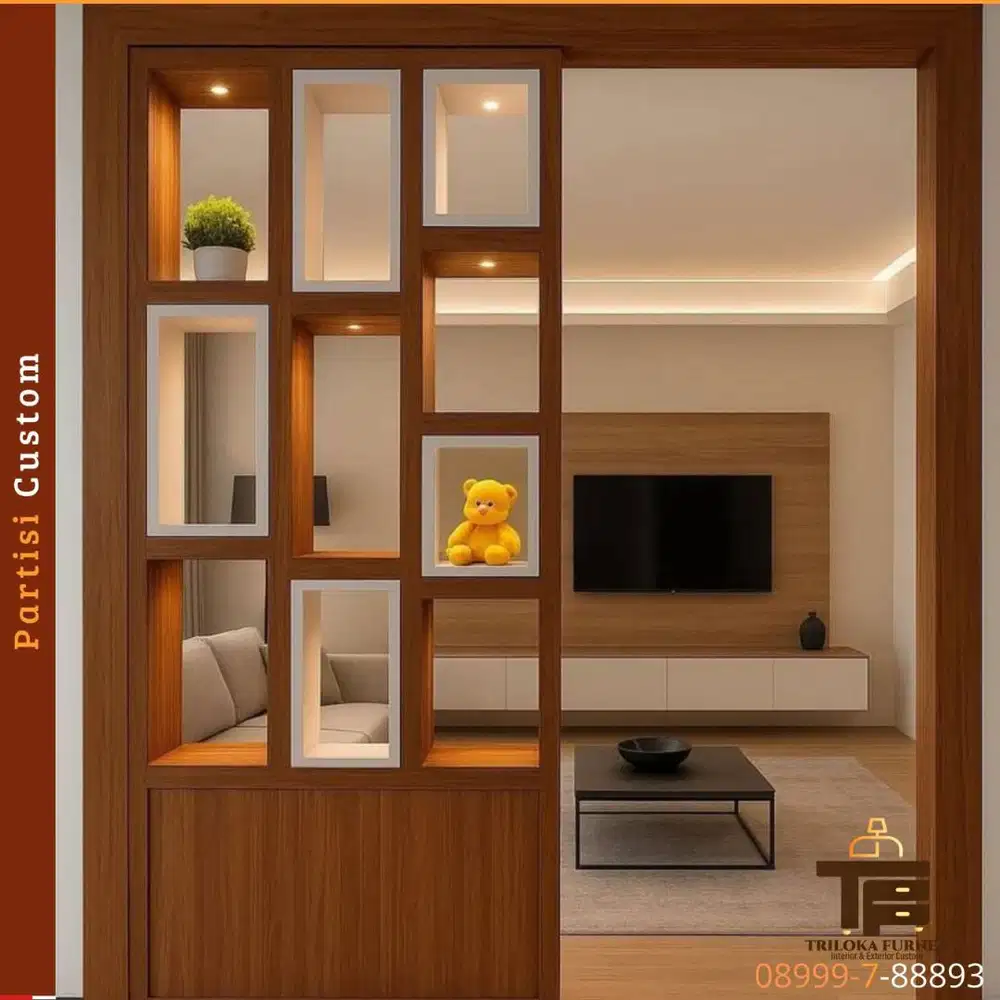Partisi Ruangan Custom Minimalis Modern