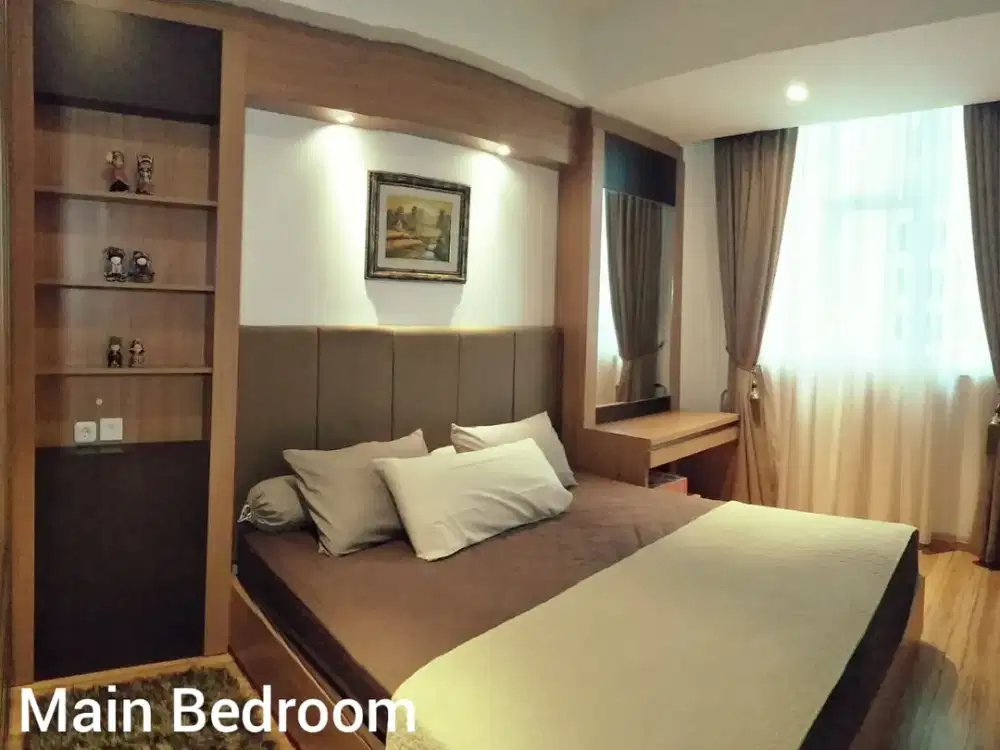 Jual Cepat Apartemen Roseville Type 2BR 60sqm Fully Furnish Siap Pakai - Fasilitas Lengkap