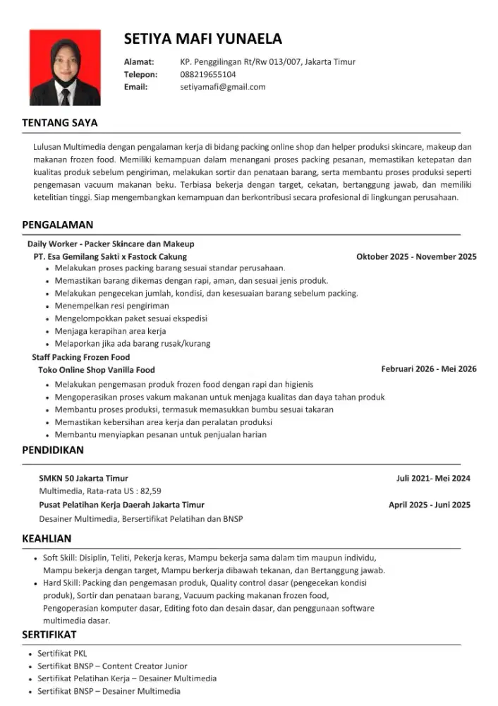 Cari Loker Packing