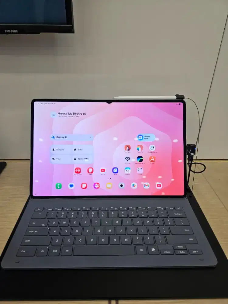 SAMSUNG TAB S11 ULTRA 5G BONUS KEYBOARD + CASE DAN SPEAKER PREMIUM