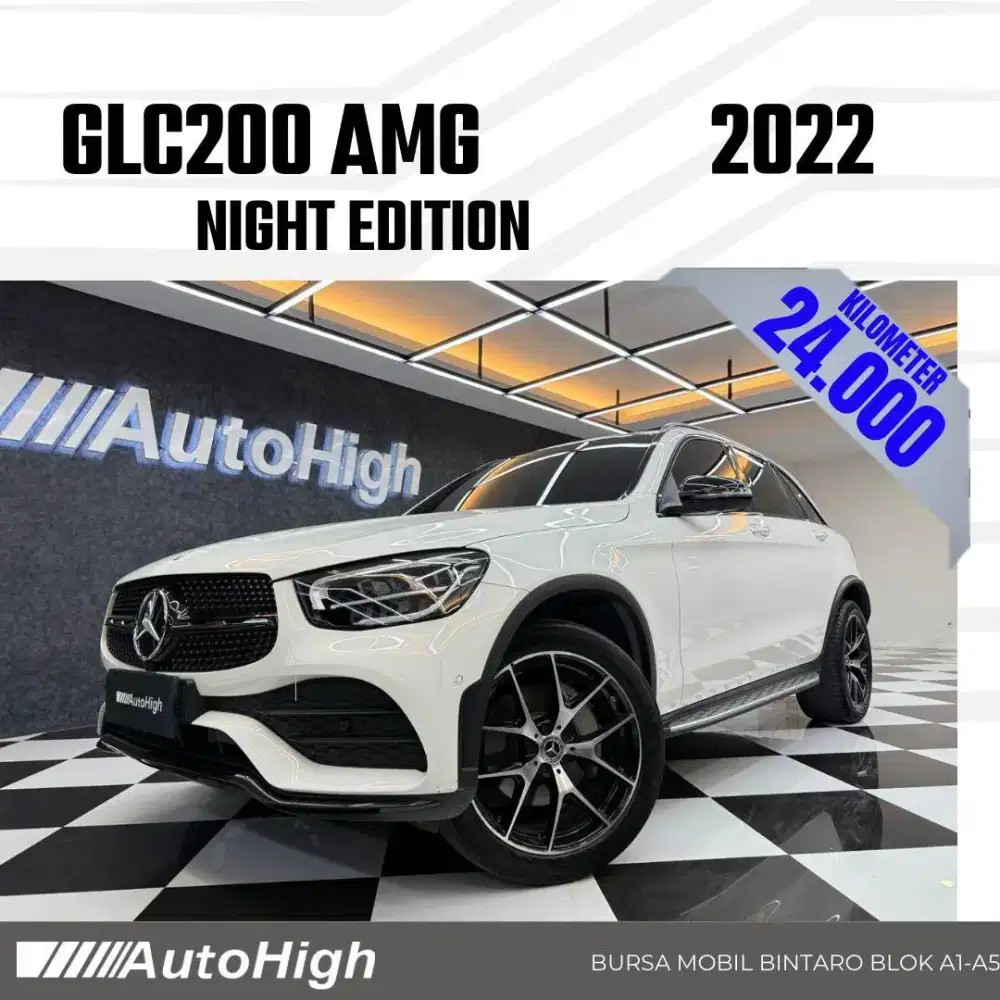 DP10% [Km24.000] GLC200 AMG 2022 White / GLC 200 Reg 2021 #AUTOHIGH
