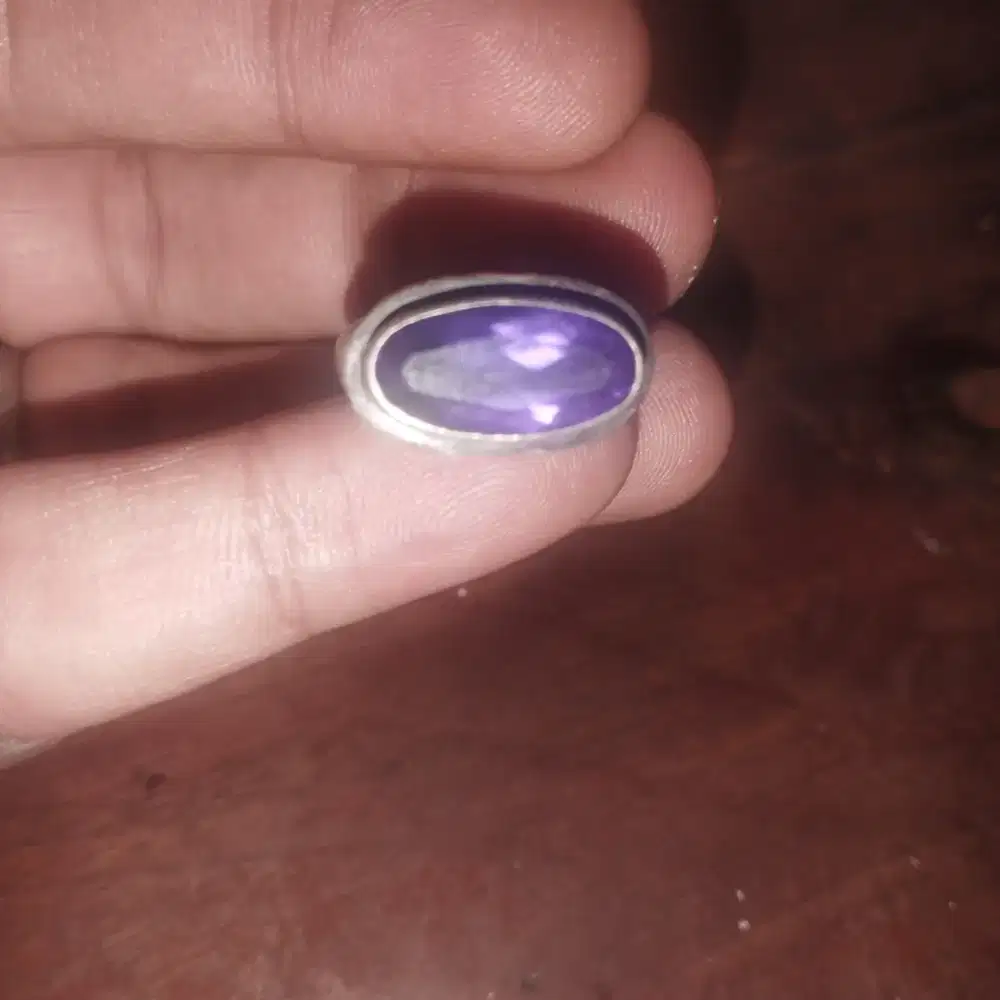 Ring Perak Turkey Ametys no 8