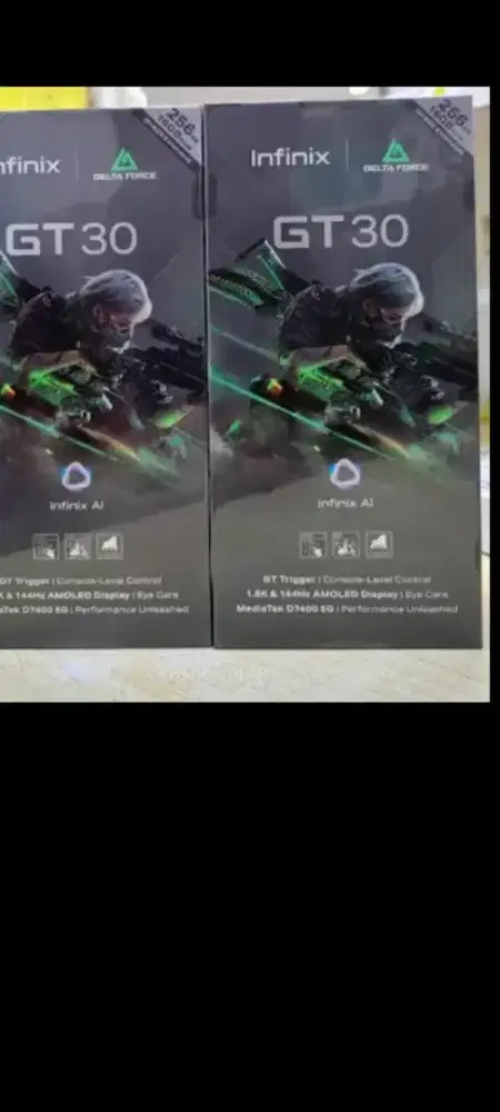 Infinix GT 30 5G 256gb ram 8gb pro garansi resmi