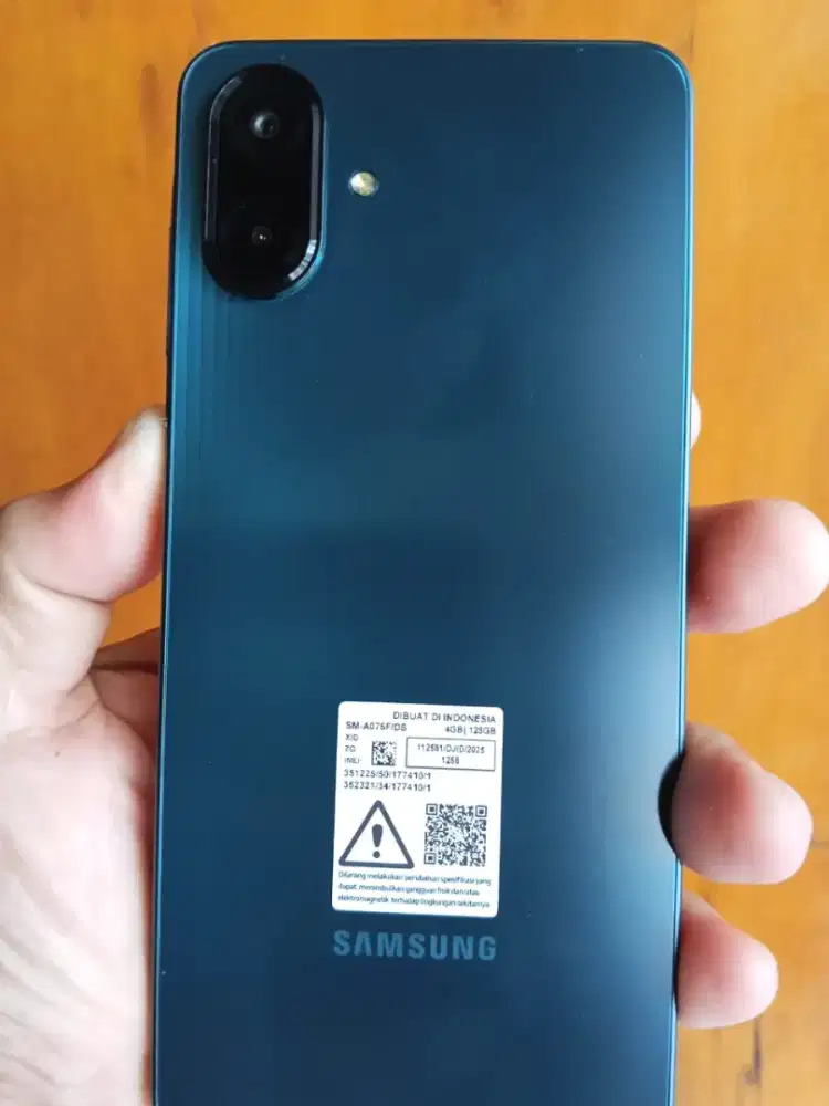 JUAL SAMSUNG AO7 RAM 4/128 BLACK GREEN FULLSET