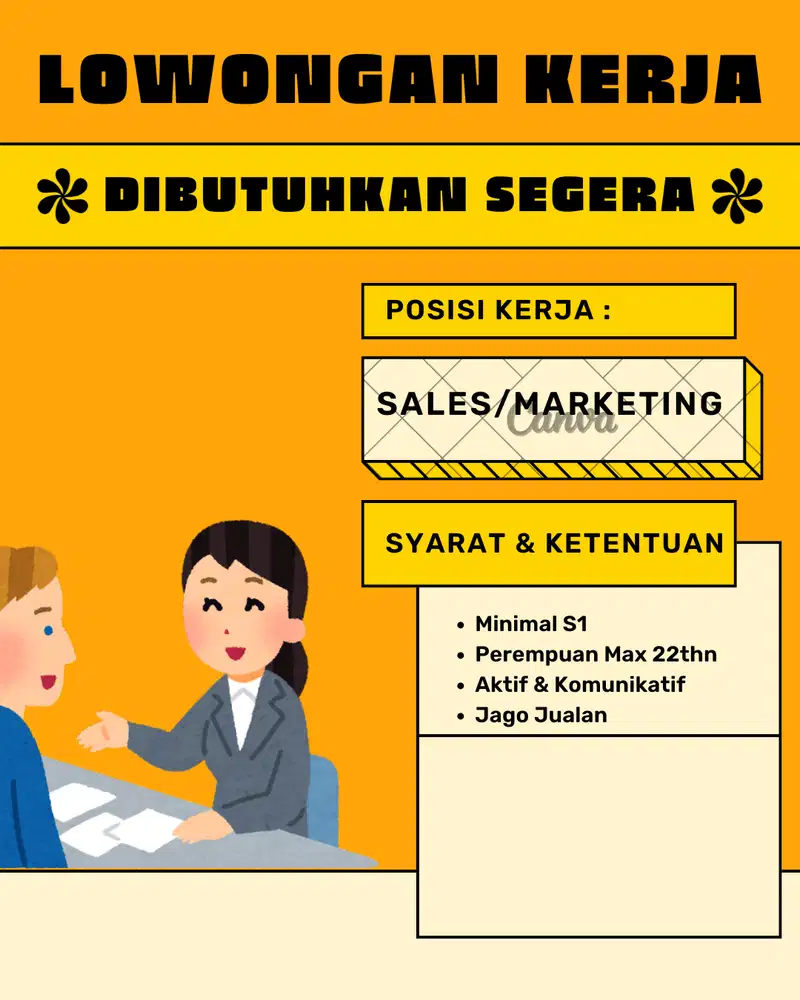 Loker Pik Marketing/Sales