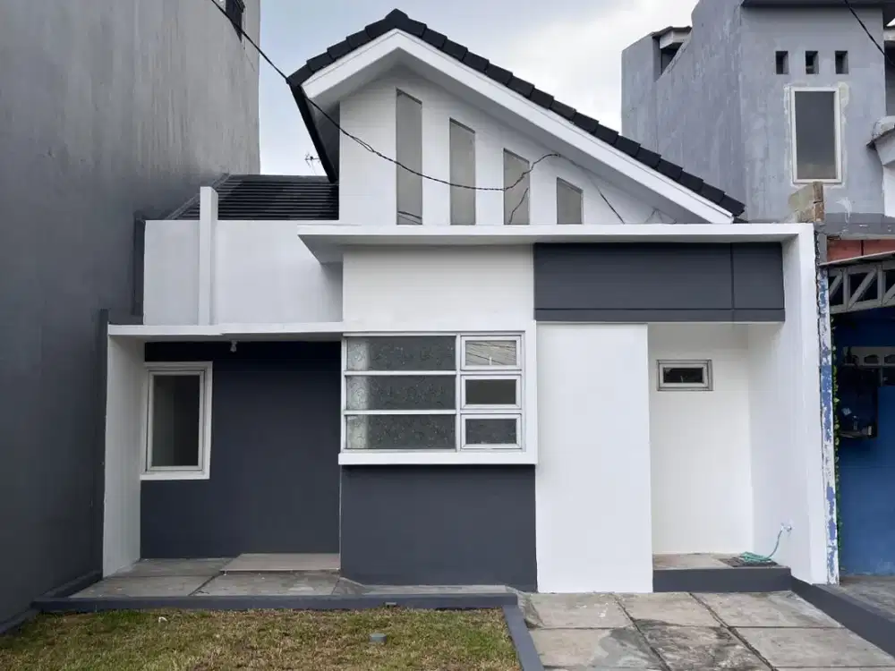 Rumah minimalis Siap Huni di cluster Alana Green Jembatan 3 Rawalumbu Bekasi